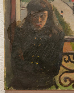 Girl on Balcony