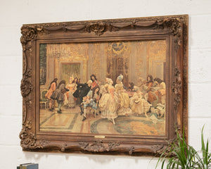 Pagliei Gilt Framed Oil Painting The Dance