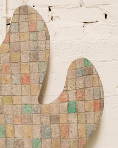 Mosaic Boomerang Art Piece