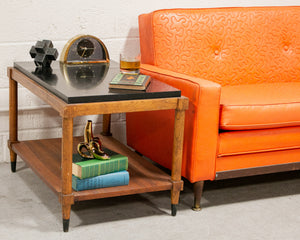 Vintage Walnut Side Table