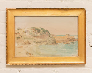 Antique Coastal Painting