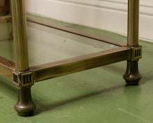 Load image into Gallery viewer, Brass Vintage Hollywood Regency Shelf
