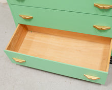 Load image into Gallery viewer, Bright Aquamarine 6 Drawer Dresser
