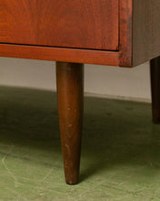 Load image into Gallery viewer, Walnut Mid Century Highboy Dresser
