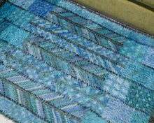 Load image into Gallery viewer, Blue and Teal Rya Rug
