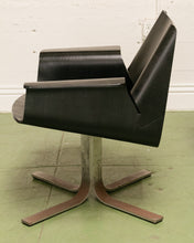 Load image into Gallery viewer, Black Plywood Swivel Chair
