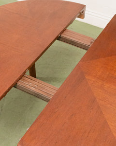 Walnut Oval Table with Leaves