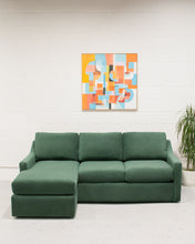 Load image into Gallery viewer, Hauser Sectional Sofa in Bella Hunter Green
