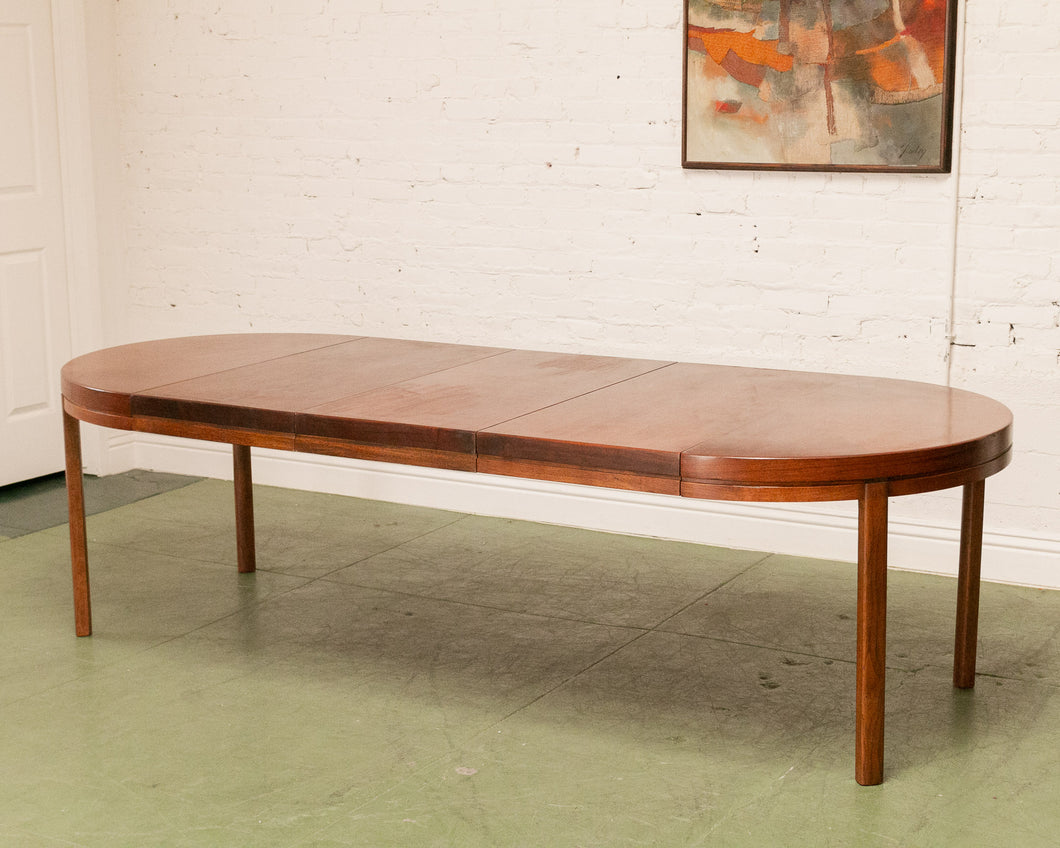 Walnut Oval Table with Leaves