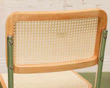 Load image into Gallery viewer, Blonde Rattan Modern Dining Chairs
