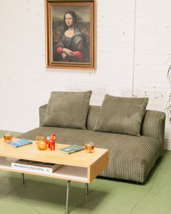 Bailey Sofa in Green Corduroy