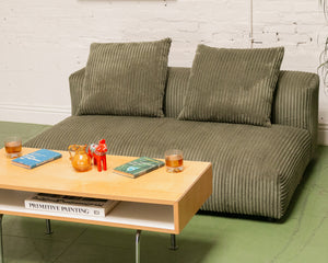 Bailey Sofa in Green Corduroy