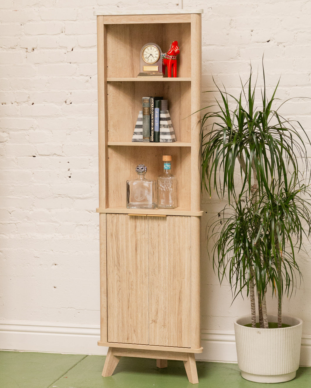 Corner Oak Shelf