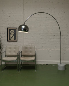 Chrome Arc Lamp