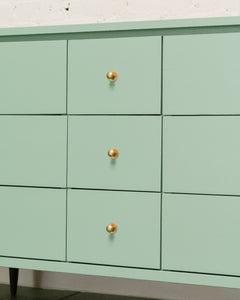 Aqua 9 Drawers Dresser