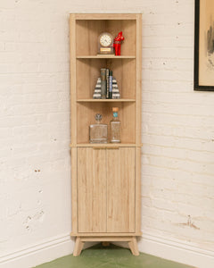 Corner Oak Shelf