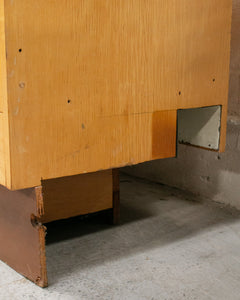 Long Mid Century Chest of Drawers Credenza