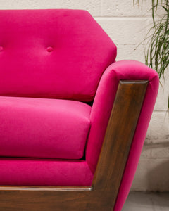 Desmond Fuchsia (Royale Berry) Sofa 72"