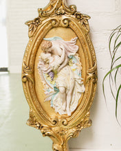 Load image into Gallery viewer, 1940s Rococo Style Giltwood Mirror With Plaques
