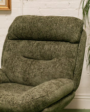 Load image into Gallery viewer, Chaz Olive Green Chair with Ottoman
