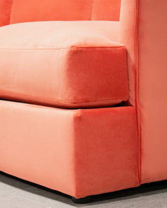 Michonne Sofa in Coral Pink