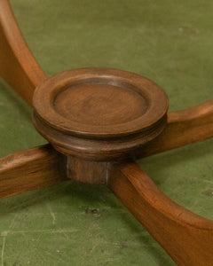 Lane Vintage Round Walnut Coffee Table