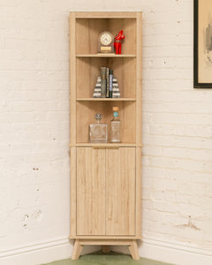 Corner Oak Shelf