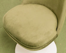 Load image into Gallery viewer, Olive Green Daisy Chair with White Base
