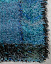 Load image into Gallery viewer, Blue and Teal Rya Rug
