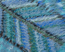 Load image into Gallery viewer, Blue and Teal Rya Rug
