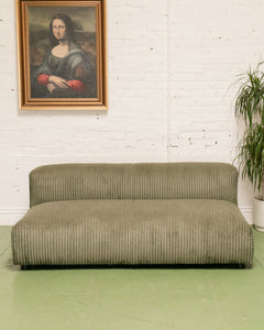 Bailey Sofa in Green Corduroy