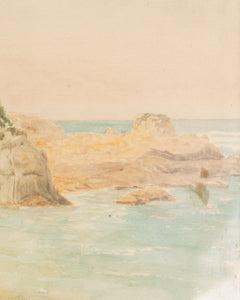 Antique Coastal Painting