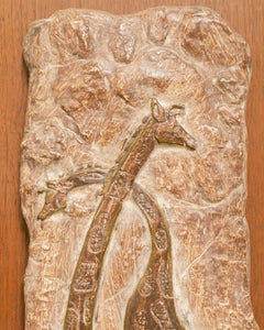 Mid Century Giraffes on Stone