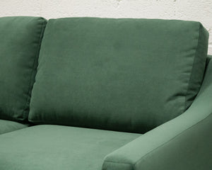 Hauser Sectional Sofa in Bella Hunter Green