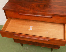 Load image into Gallery viewer, Walnut Mid Century Highboy Dresser
