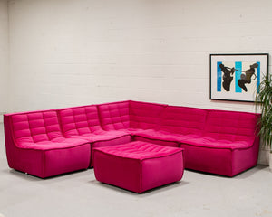 Fuchsia Juno 6 Piece Sofa