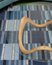 Load image into Gallery viewer, Round Wood Carved Coffee Table Oak Snake Base
