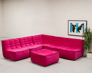 Fuchsia Juno 6 Piece Sofa