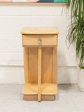 Load image into Gallery viewer, Tall Vintage Oak Nightstand
