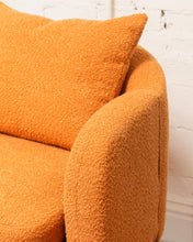 Load image into Gallery viewer, Nubby Orange Armchair
