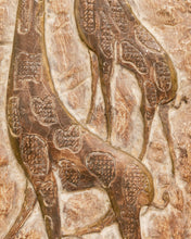 Load image into Gallery viewer, Mid Century Giraffes on Stone
