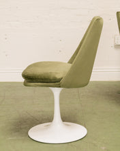 Load image into Gallery viewer, Olive Green Daisy Chair with White Base
