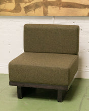 Load image into Gallery viewer, Olive Green Lounge Chair
