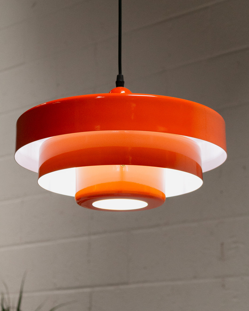 Orange Diner Hanging Pendant