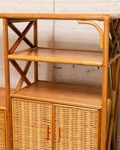 Load image into Gallery viewer, Bamboo Vintage Shelf Etagere
