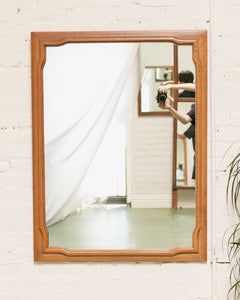 Vintage Walnut Mirror