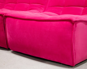 Fuchsia Juno 6 Piece Sofa