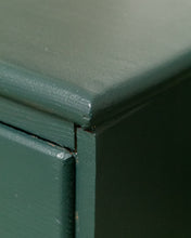 Load image into Gallery viewer, Forest Dark Green Highboy Chest of Drawers
