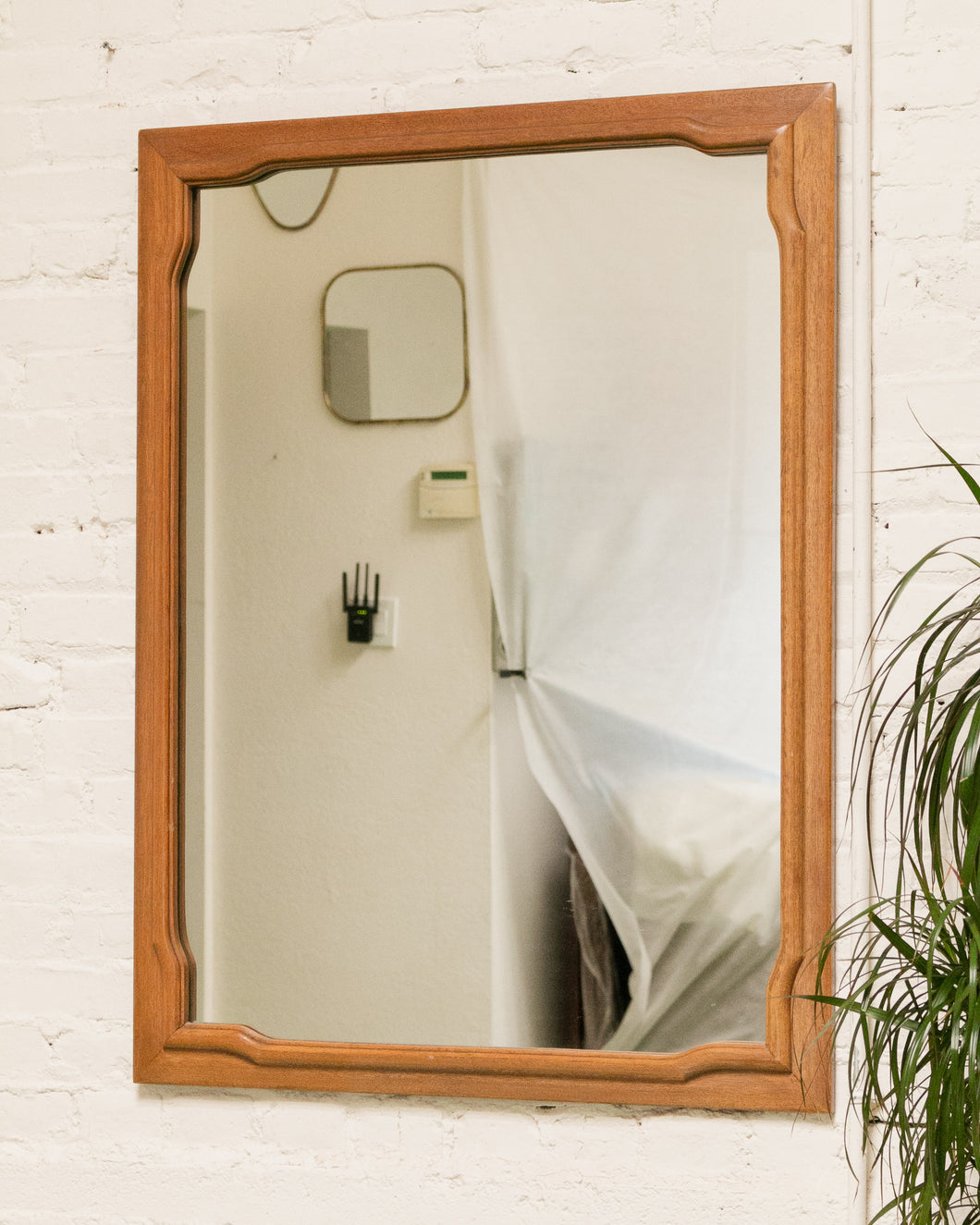 Vintage Walnut Mirror