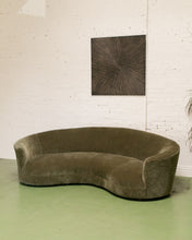 Load image into Gallery viewer, Aria 1 Piece Curved Sofa in Amici Moss
